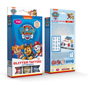 Afbeelding van Paw Patrol Glittertattoo Set voor Jongens - Inclusief Sjablonen, Glitters en Lijm [TY50218] - 3a5f f0a7 4607