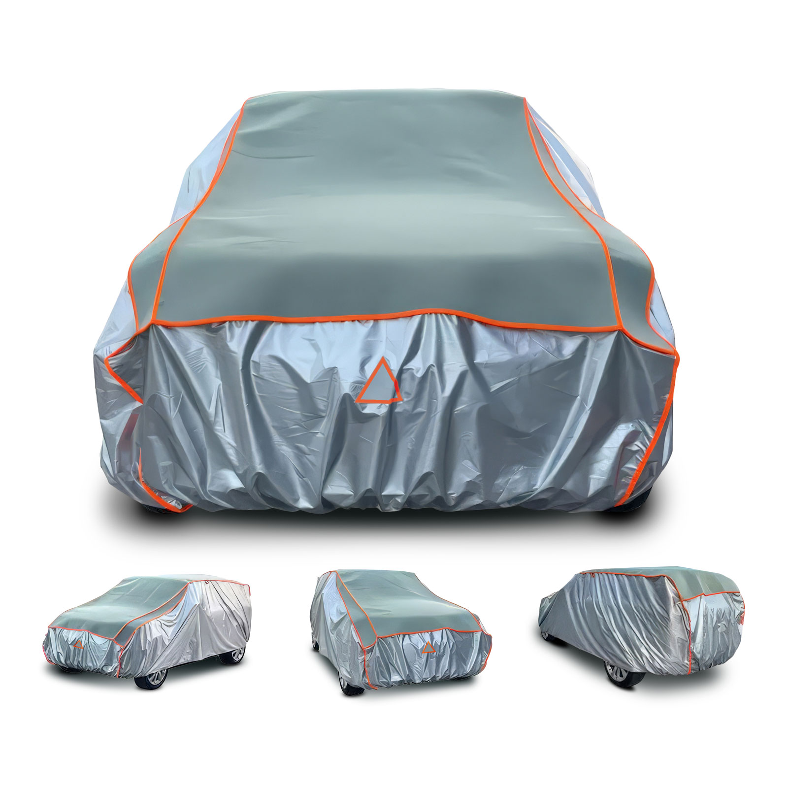Afbeelding van Autohoes tegen Hagel voor SUV XL - 533x196x150 cm - 150D Oxford met EVA Schuim, Zijklep en Reflecterende Logo