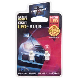 Afbeelding van LED Autolamp B8,5d - 18 Lumen 6000K - 1x SMD 0,25W 12V - Lange Levensduur 50.000u - Helder Wit Licht [50969]