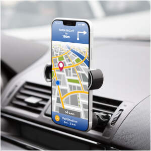 Afbeelding van Telefoonhouder voor auto - Bevestiging aan ventilatierooster - Geschikt voor smartphones van 55-80 mm breed -