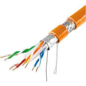 Afbeelding van Cat.6A SF/UTP Netwerkkabel - 500 m Op Houten Haspel - 4-Paar 23AWG Massief Koper - Fluke Getest - Voor