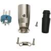 Afbeelding van 5x XLR Stekker 3-Pins – Male Audio Connector – Schroefmontage – Met Trekontlasting – Metalen