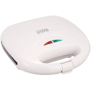 Afbeelding van WinningStar Wafelijzer - 750W - Voor 2 Wafels - Antiaanbaklaag & LED-indicator - Wit Design - 1 Stuks