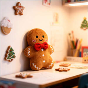 Afbeelding van Kerstdecoratie Gingerbread / Peperkoek Figuur / Kerstornament – 20 cm 1 Stuks [59517] - 493f 782b 456a 890a
