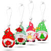 Afbeelding van Kerstboomdecoratieset - hangend, houten elfjes - 4 soorten - 12 stuks / verpakking 1 Stuks [58565B] - 4a03