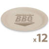 Afbeelding van Set papieren borden - BBQ - 23 cm - 12 stuks / pak 1 Stuks [58235D] - 4a1c 3d60 4120 83f2 9761e4c76f26