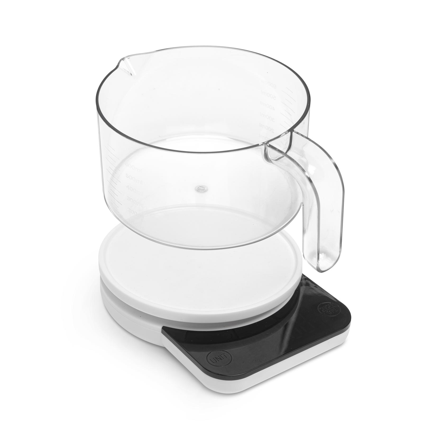 Afbeelding van Digitale Maatbeker 800 ml met Keukenweegschaal - LCD Display - Tare Functie - 2x AAA - Voor Vloeistoffen