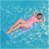 Afbeelding van Opblaasbaar luchtbed blauw 188x71 cm zwembad matras drijvend zomer float PVC waterbed [56408B] - 4b67 960d
