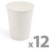 Afbeelding van Papieren beker - wit - 2,5 dl - 12 stuks / pak 1 Stuks [58237A] - 4b80 f284 4ae0 b721 10684e07c26b 1