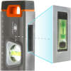 Afbeelding van Handy - Magnetische waterpas 60 cm – Professionele aluminium waterpas met spiegelvenster en meetlat