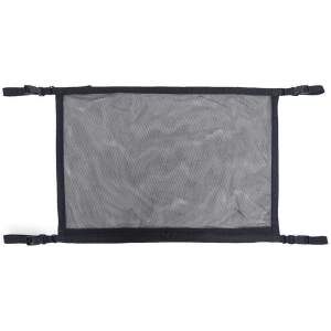 Afbeelding van Zwarte Autonet Organizer van Mesh - 70x50 cm - Eenvoudige Bevestiging Zonder Boren - Handige Opbergoplossing