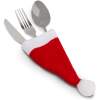 Afbeelding van Kerstbestekdecoratie - Kerstmuts - 17 cm - 3 soorten - 6 stuks / verpakking 1 Stuks [58723] - 5059 dabc 4219