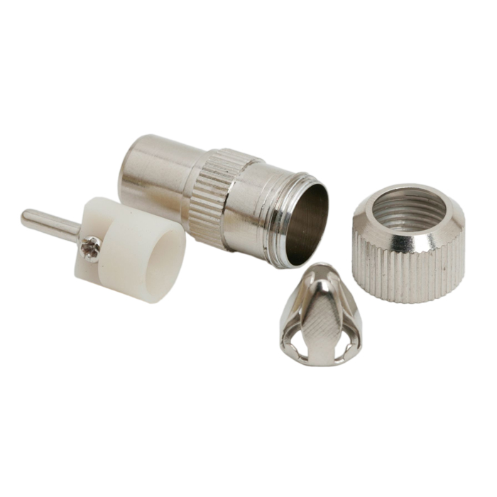 Afbeelding van 10x TV Coax Stekker Mannelijk – Metalen Antenne Connector – Coax Plug voor TV & Kabelverbinding 10