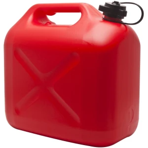 Afbeelding van Brandstof Jerrycan Benzine of Diesel - 10L met tuit - Rood - 10 Liter - 310 x 175 x 300 mm - Noodpakket -