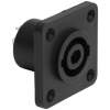 Afbeelding van Speakon Aansluitbus 4-Polig – Inbouw Speaker Socket – Luidspreker Connector – Kunststof Behuizing - 1