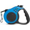 Afbeelding van Automatische Hondenriem 5 m - Blauw - Met Rem & Snelle Terugtrekking - Anti-slip - Kauwbestendig [60067B]