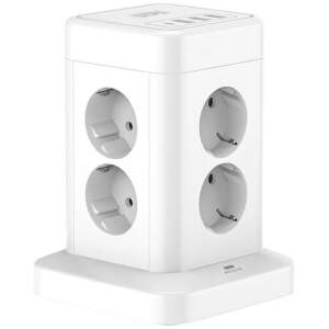 Afbeelding van WinningStar - Kubus stekkerdoos - 8 stopcontacten + 3 x USB + 1 x Type-C - 3 m 1 Stuks [DA01162] - 59b0 9013