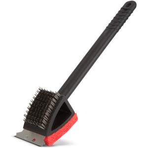 Afbeelding van BBQ Reinigingsborstel en spons - met plastic handgreep [56285] - 5c87 a701 4ac8 8f19 1611cc35350a