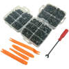 Afbeelding van Plastic Clips Popnagel - 625 stuks - Motor Kuip Clips - Auto Interieur Montage Clipjes - Trim Paneel -