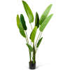 Afbeelding van Grote Kunstplant - Woon Decoratie - Paradijsvogelplant Strelitzia - Groen - 1,9 m 1 Stuks [11905C] - 621f
