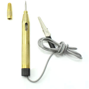 Afbeelding van Universele spanningstester voor auto - 6-24V - met koperen behuizing en krokodillenklem [55832] - 6391 0d48