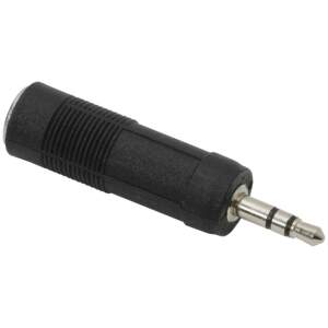 Afbeelding van 10x Jack Adapter 6,3 mm naar 3,5 mm Stereo – Jack Verloopstekker van Groot naar Klein – Audio Connector