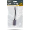 Afbeelding van USB-C naar HDMI Adapter – 4K@30Hz – HDMI 1.4 – Type-C (M) naar HDMI (V) – Zwart - 1 Stuks [20338] -