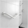 Afbeelding van Bewello - Badkamer Steunbeugel 45° Hoek – Wandmontage – RVS – Wit – 25 + 25 cm – Max. 200 kg 1