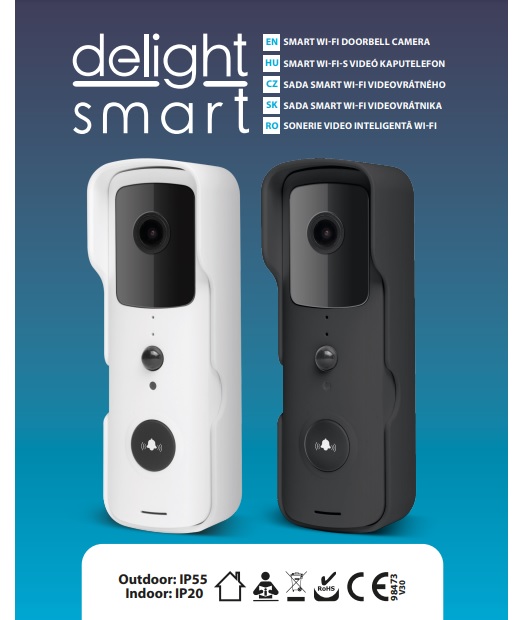 Afbeelding van Delight Video Deurbel met Camera En Wifi - Intercom – Full HD 1080p – 150 dagen batterijduur! -