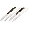 Afbeelding van Keukenmes set 15 cm zwart/wit 4 stuks RVS schilmesjes snijden hakken keuken [56316A] - 6a5a 5cc4 4de4 a360