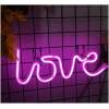 Afbeelding van LED Love Lamp – Neon Roze –Wandmontage - Batterij – Sfeerverlichting voor Mancave, Bar of Slaapkamer