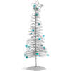 Afbeelding van Kerst, glitter, metalen kerstboom - 28 cm - zilver 1 Stuks [58622C] - 6be9 6ced 421e 8fc8 581bfebfe3fe 1