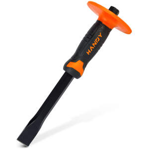 Afbeelding van Platte Beitel Voor Steen / Beton – Vlakbeitel Met Handbeschermer – 300 Mm Lengte – 18 Mm Snijbreedte