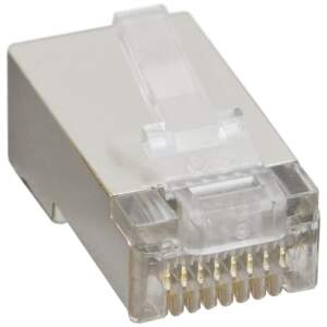Afbeelding van 100x RJ45 Netwerkstekker Cat5 FTP – Afgeschermde 8P8C Connector – Vergulde Contacten – Voor STP / FTP /