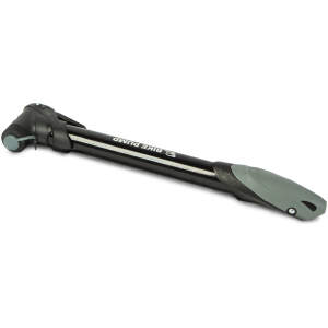 Afbeelding van Mini Fietspomp 27cm - Zwart - Tweeweg Pomp tot 60 PSI - Compact met Framebeugel - Geschikt voor MTB,