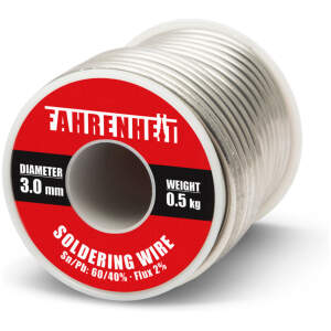 Afbeelding van Professioneel Soldeertin Soldeerdraad 3mm 500g - 60/40 Tin-Lood met 2% Flux - Zware Soldeertin voor