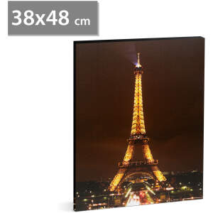 Afbeelding van LED-afbeelding - "Eiffeltoren" - 2 x AA, 38 x 48 cm 1 Stuks [58485] - 7207 5422 43bf b36d