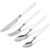 Afbeelding van Bestekset - 4 Persoons Bestek - (16-delig) - Besteksets - Incl. Bestekbak voor in Lade - RVS - Wit - Opbergen