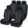 Afbeelding van Universele stoelhoezen auto - PREMIUM - Zwart/Grijs- Stoelhoes voor in de auto - Complete set -