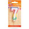 Afbeelding van Verjaardagskaars Cijfer 7 voor Taart, Decoratie en Cadeau, 7x4 cm [56181-7] - 7424 dcd9 45f3 a6fe fdec3d56ed16