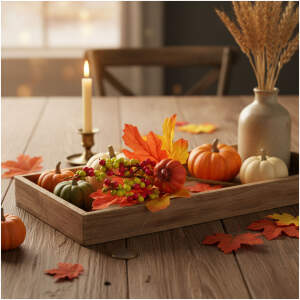 Afbeelding van Herfstdecoratie - pompoen, bes, blad - 24 cm - 2 stuks / verpakking 1 Stuks [59022] - 76d9 7bbf 4b49 afab