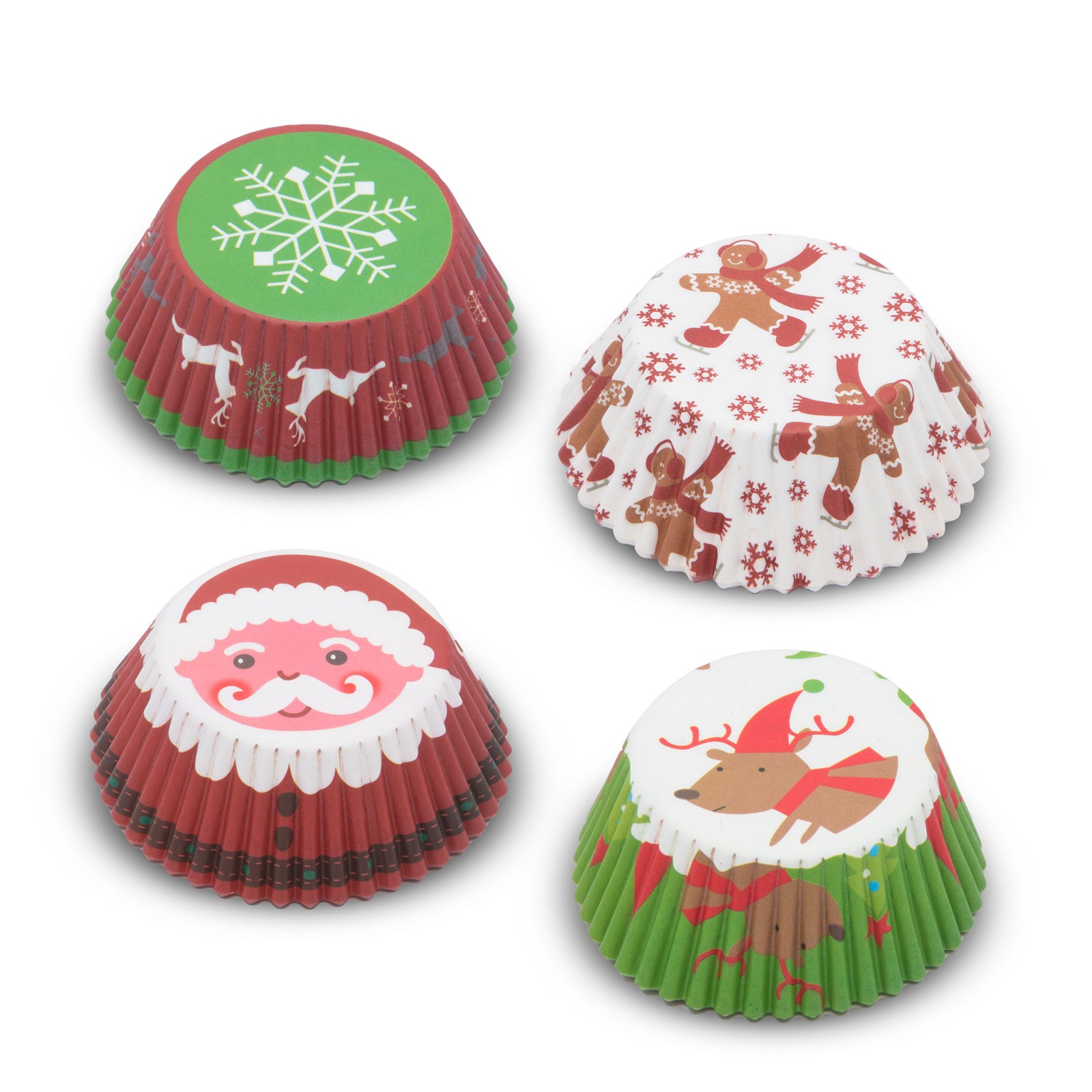 Afbeelding van Muffin Bakvormen / Muffinvorm Cupcake Papier Vormpjes - 100 Stuks - - Kerstmis - 100 stuks / pak 1 Stuks