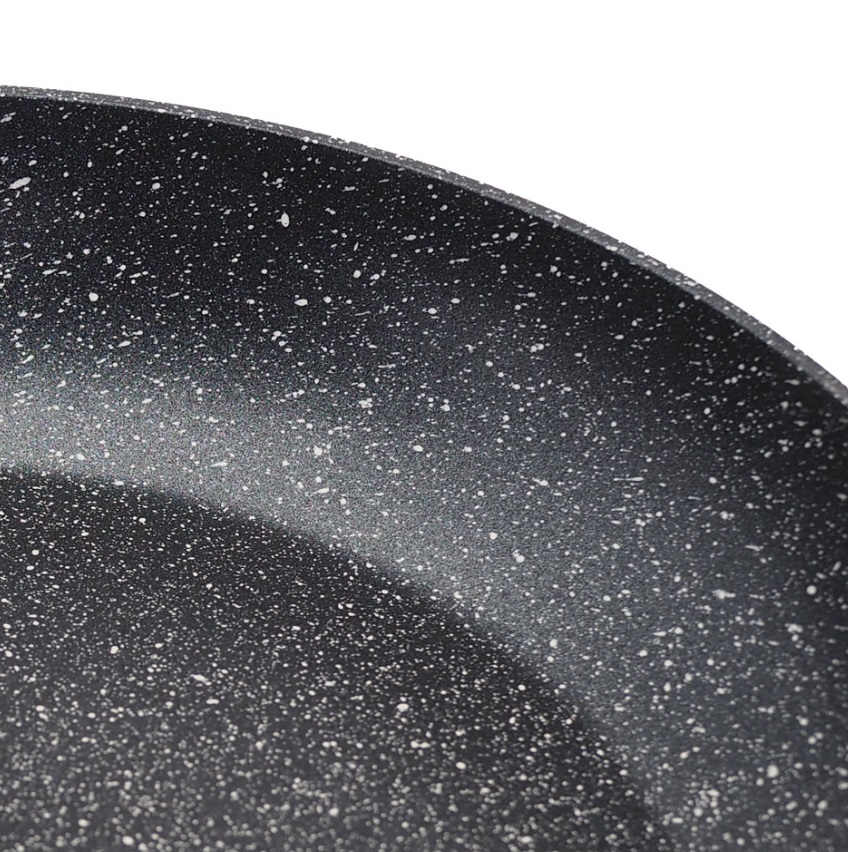 Afbeelding van San Ignacio Koekenpannenset - Koekenpannen Ø20, 24, 28cm - Eco Friendly Pannenset - Rood / Zwart / Grijs