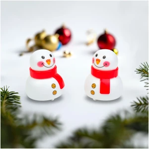 Afbeelding van Trek-Sneeuwpop op Wielen - Rollend Kerstfiguurtje met Pull-Back Mechanisme (6 cm) [58971B] - 7a70 93ed 4501