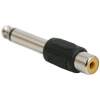 Afbeelding van 10x RCA naar Jack Adapter – RCA Vrouwelijk naar 6,3 mm Jack Mono – Audio Verloopstekker voor Versterker