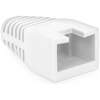 Afbeelding van 100x RJ45 Trekontlasting Wit – Kabelbescherming voor 8P8C UTP/FTP – Netwerkkabel Strain Relief – Rubber