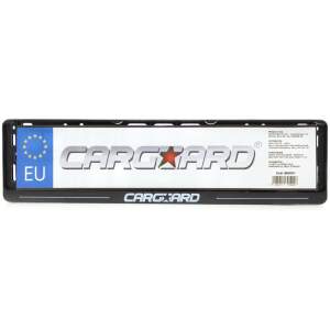 Afbeelding van Kentekenplaathouder kunststof - standaard Europees formaat - zwart - 2 stuks per set - eenvoudig te monteren