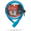 Afbeelding van Fietsslot Fiets Kabelslot - 100 cm x 18 mm | Stalen Kabel met Coating | Inclusief 2 Sleutels - Blauw