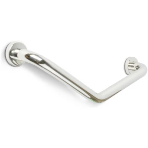 Afbeelding van Bewello - Badkamer Steunbeugel 45° Hoek – Wandmontage – RVS Chroom – 25 + 25 cm – Max. 200 kg 1