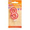 Afbeelding van Verjaardagskaars Cijfer 8 voor Taart, Decoratie en Cadeau, 6,5x4 cm [56180-8] - 8130 32d1 43e0 9073